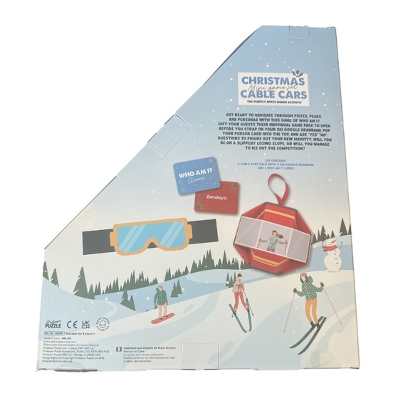 Six Game Filled Cable Cars Mini Game Set Cable Car Christmas Holiday Bundle - Picture 2 of 4